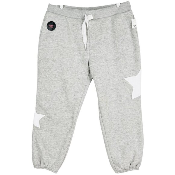 No Boundaries Women High Rise Sherpa-Lined Grey Joggers XXL Ribbed Waistband NWT - Picture 1 of 12